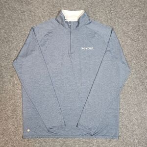 Peter Millar Crown Crafted Quarter Zip Pullover Men’s L Blue Xevant Logo